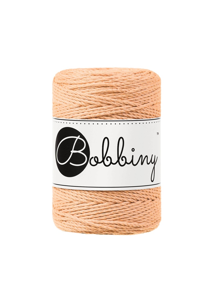 Corde Macramé Torsadé 1,5mm Bobbiny - Couleur Peach Fuzz 2024