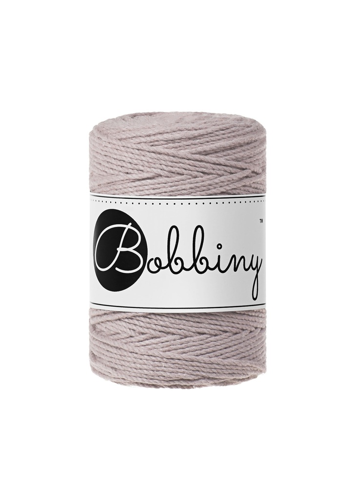 Corde Macramé Torsadé 1,5mm Bobbiny - Couleur Pearl