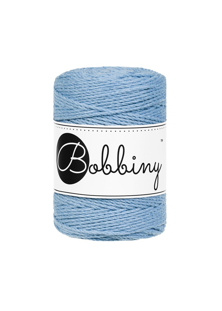 Corde Macramé Torsadé 1,5mm Bobbiny - Couleur Perfect Blue