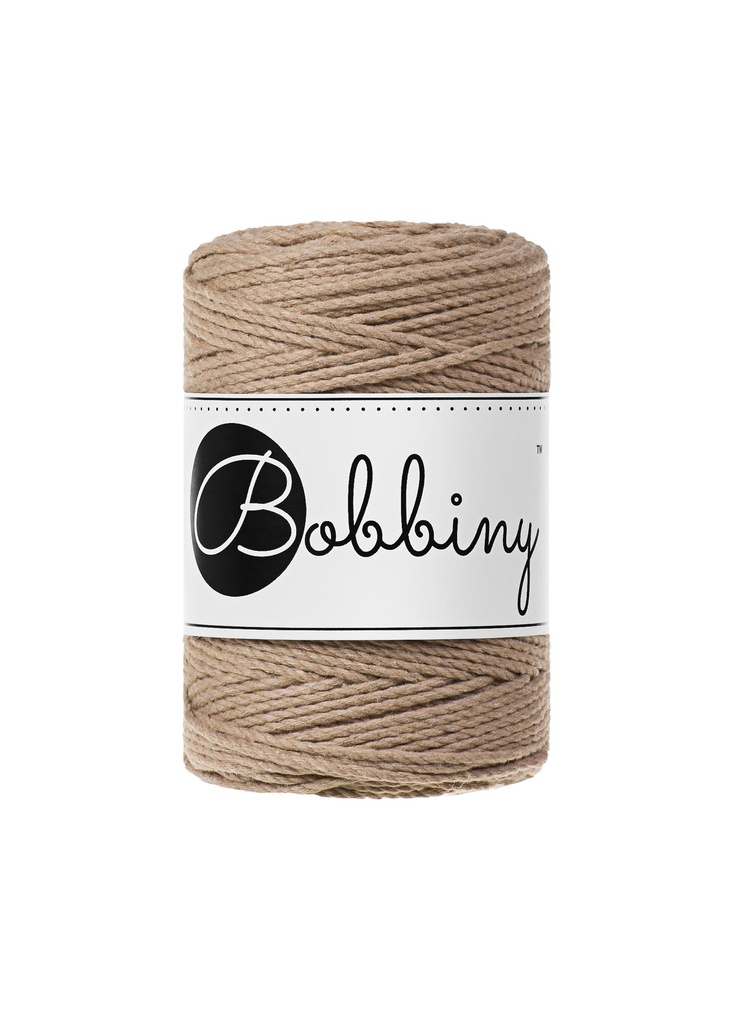 Corde Macramé Torsadé 1,5mm Bobbiny - Couleur Sand