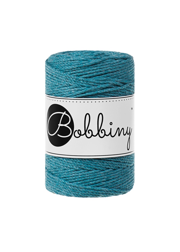 Corde Macramé Torsadé 1,5mm Bobbiny - Couleur Teal