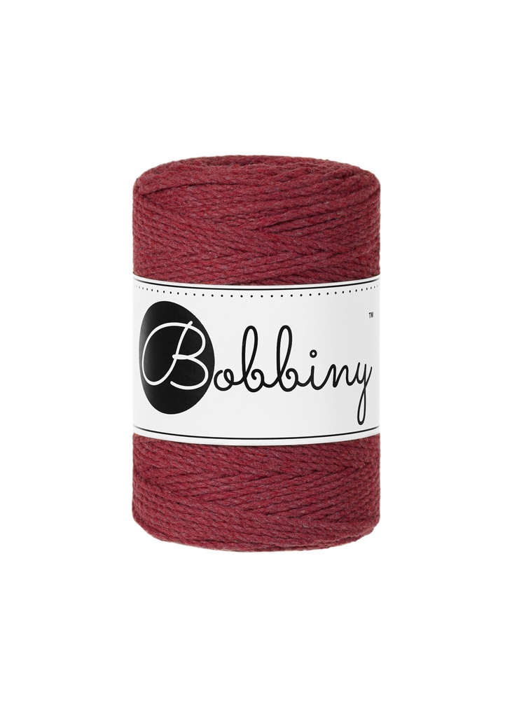Corde Macramé Torsadé 1,5mm Bobbiny - Couleur Wild Rose