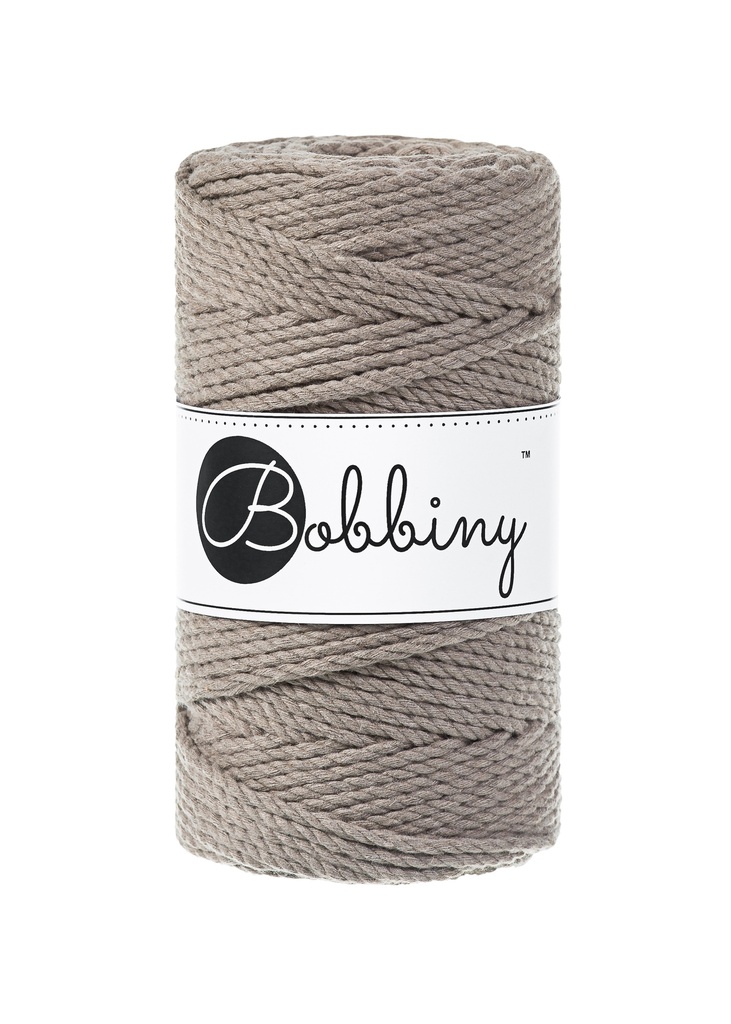 Corde Macramé Torsadé 3mm Bobbiny - Couleur Coffee