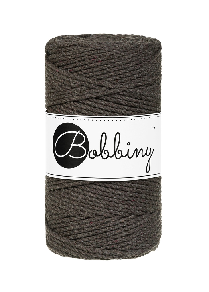 Corde Macramé Torsadé 3mm Bobbiny - Couleur Espresso