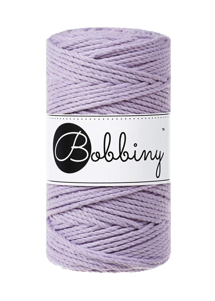 Corde Macramé Torsadé 3mm Bobbiny - Couleur Lavender