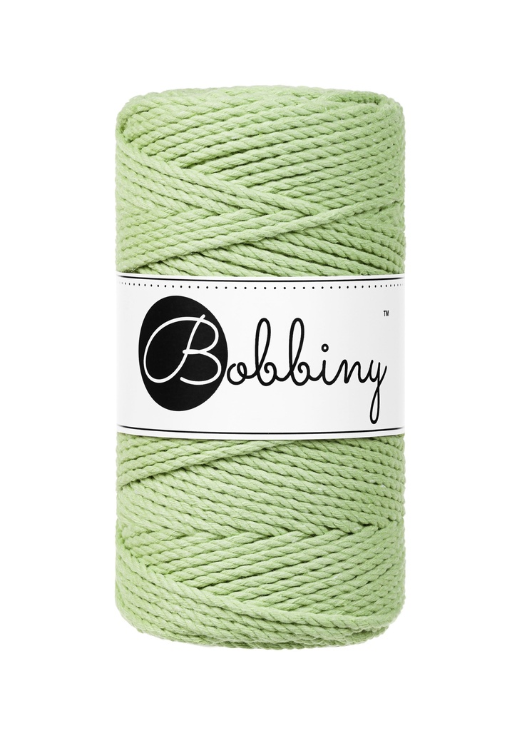 Corde Macramé Torsadé 3mm Bobbiny - Couleur Matcha