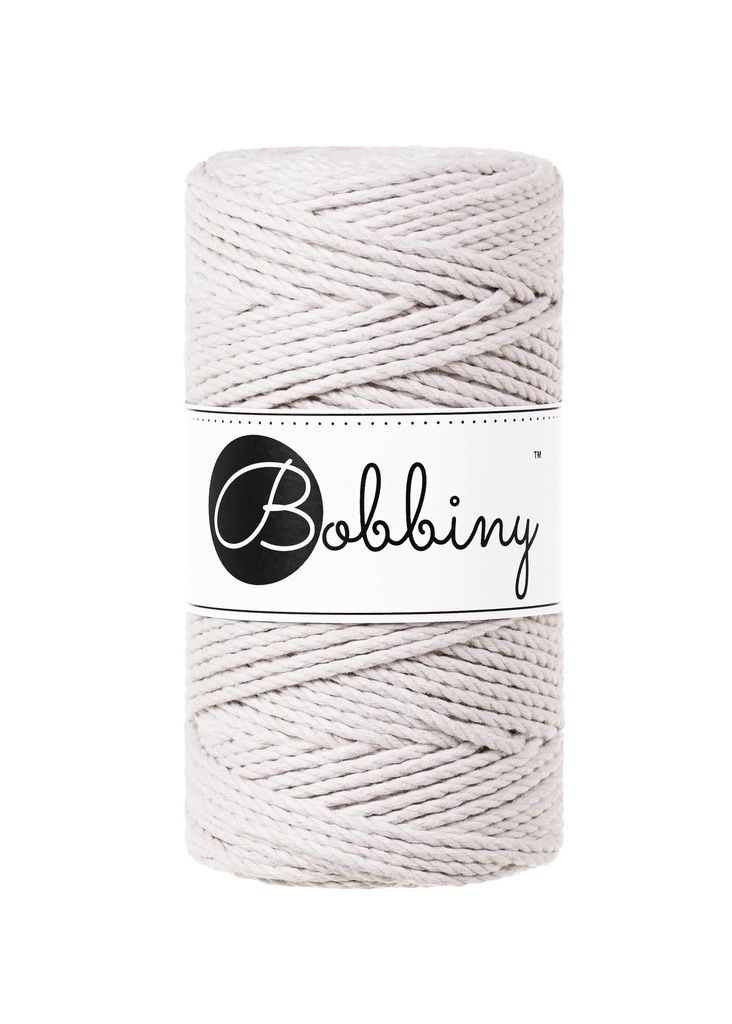 Corde Macramé Torsadé 3mm Bobbiny - Couleur Moonlight