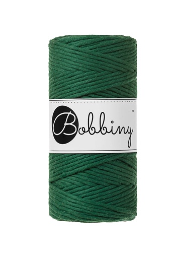 Corde Macramé Peigné 3mm Bobbiny - Couleur Pine Green