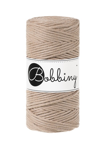 Corde Macramé Peigné 3mm Bobbiny - Couleur Sand