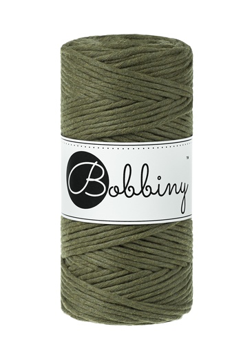 Corde Macramé Peigné 3mm Bobbiny - Couleur Avocado