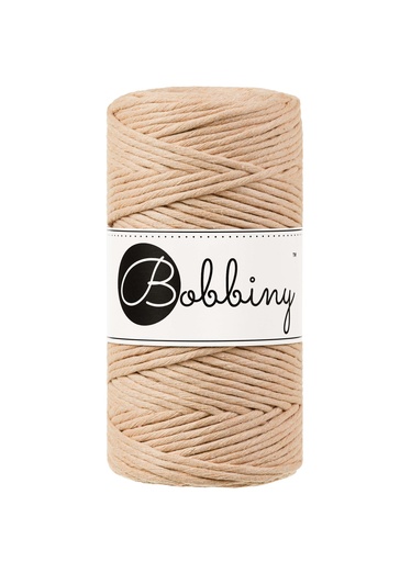 Corde Macramé Peigné 3mm Bobbiny - Couleur Biscuit