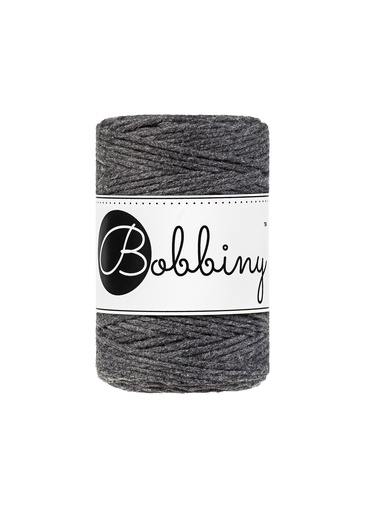 Corde Macramé Peigné 1,5mm Bobbiny - Couleur Charcoal