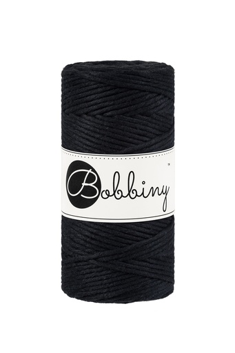 Corde Macramé Peigné 3mm Bobbiny - Couleur Black