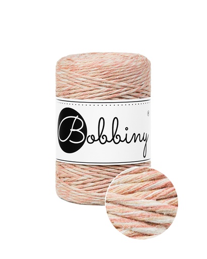 Corde Macramé Peigné 1,5mm Bobbiny - Couleur Peach Fuzz 2024
