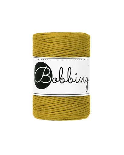 Corde Macramé Peigné 1,5mm Bobbiny - Couleur Spicy Yellow