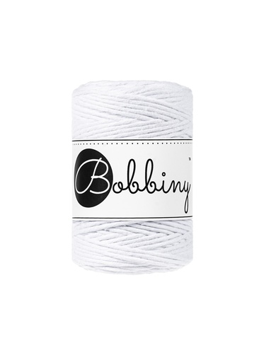 Corde Macramé Peigné 1,5mm Bobbiny - Couleur White