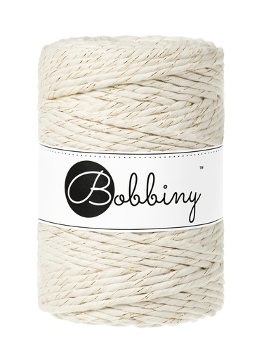 Corde Macramé Peigné 5mm Bobbiny - Couleur Golden Natural