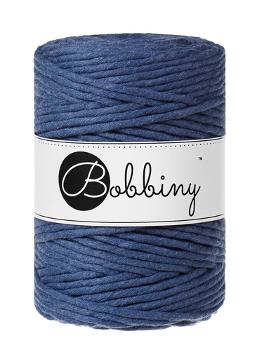 Corde Macramé Peigné 5mm Bobbiny - Couleur Jeans