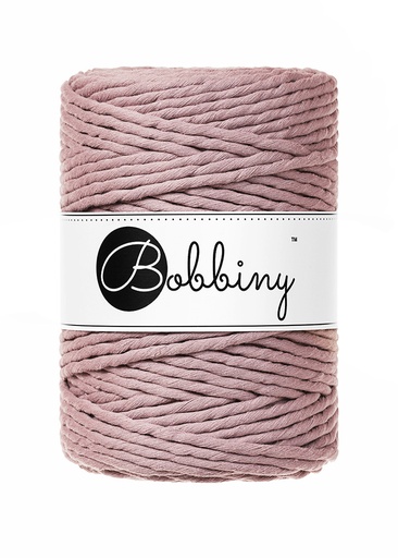 Corde Macramé Peigné 5mm Bobbiny - Couleur Mauve