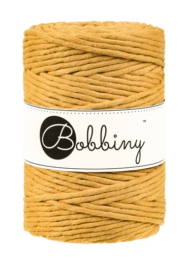 Corde Macramé Peigné 5mm Bobbiny - Couleur Mustard