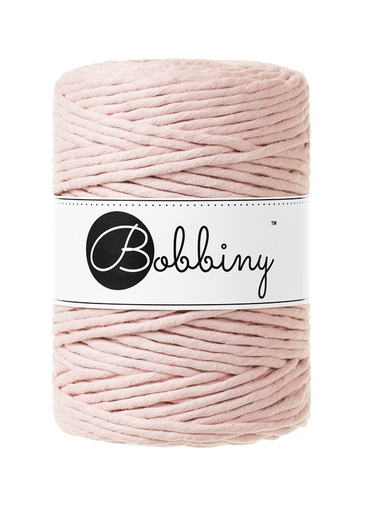 Corde Macramé Peigné 5mm Bobbiny - Couleur Pastel Pink