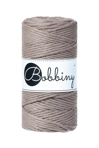 Corde Macramé Peigné 3mm Bobbiny - Couleur Coffee