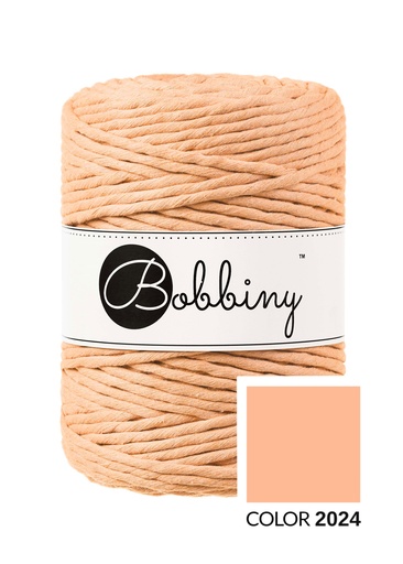 Corde Macramé Peigné 5mm Bobbiny - Couleur Peach Fuzz 2024
