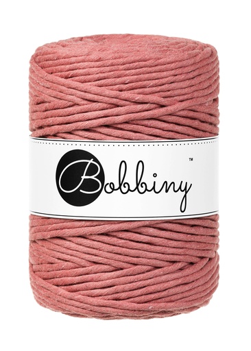 Corde Macramé Peigné 5mm Bobbiny - Couleur Peony
