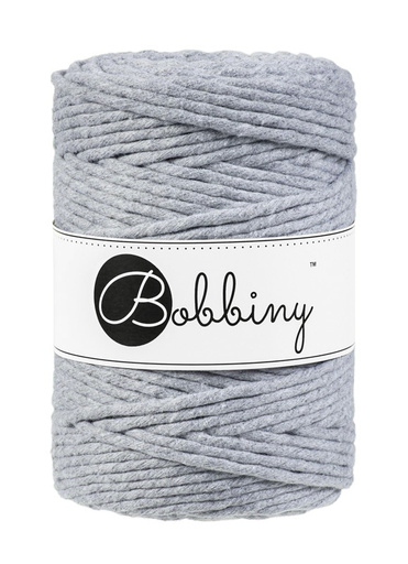Corde Macramé Peigné 5mm Bobbiny - Couleur Silver