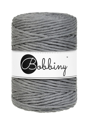 Corde Macramé Peigné 5mm Bobbiny - Couleur Stone Grey
