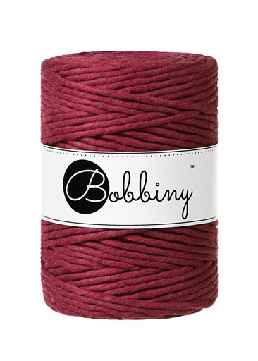 Corde Macramé Peigné 5mm Bobbiny - Couleur Wine Red