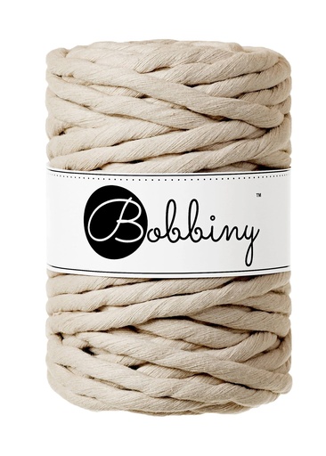 Corde Macramé Peigné 9mm Bobbiny - Couleur Beige