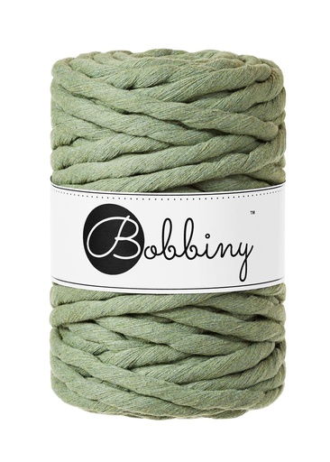 Corde Macramé Peigné 9mm Bobbiny - Couleur Eucalyptus Green