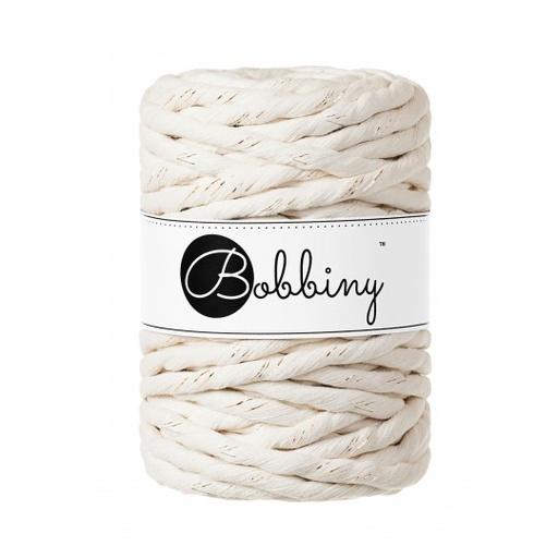 Corde Macramé Peigné 9mm Bobbiny - Couleur Golden Natural
