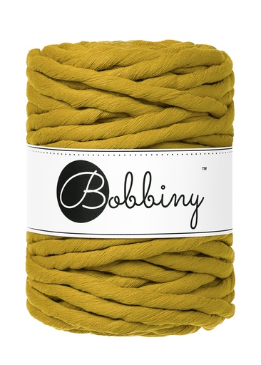 Corde Macramé Peigné 9mm Bobbiny - Couleur Spicy Yellow