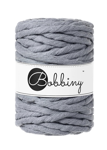 Corde Macramé Peigné 9mm Bobbiny - Couleur Steel