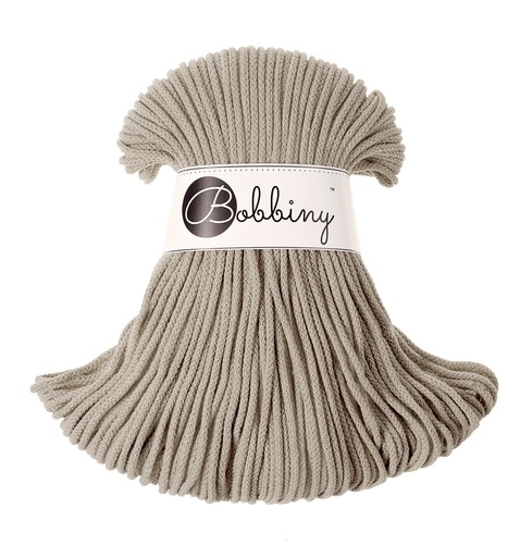 Corde Macramé Tressé 3mm Bobbiny - Couleur Beige
