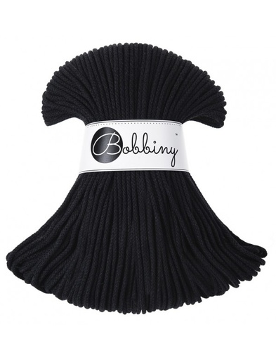 Corde Macramé Tressé 3mm Bobbiny - Couleur Black