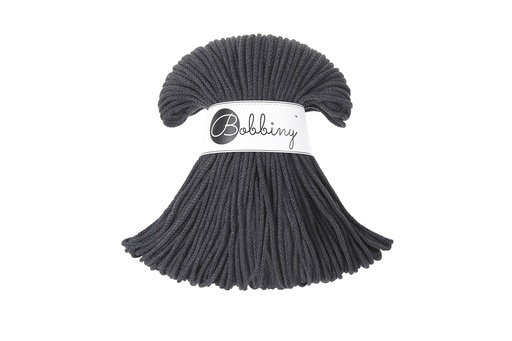 Corde Macramé Tressé 3mm Bobbiny - Couleur Charcoal