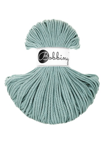 Corde Macramé Tressé 3mm Bobbiny - Couleur Duck Egg Blue