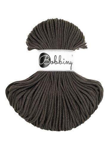 Corde Macramé Tressé 3mm Bobbiny - Couleur Espresso