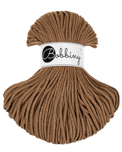 Corde Macramé Tressé 3mm Bobbiny - Couleur Golden Caramel