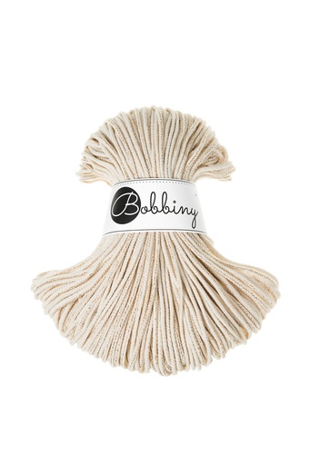Corde Macramé Tressé 3mm Bobbiny - Couleur Golden Natural