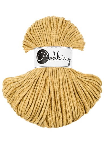 Corde Macramé Tressé 3mm Bobbiny - Couleur Honey