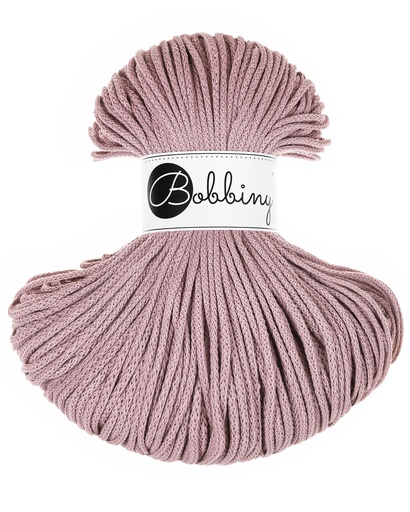 Corde Macramé Tressé 3mm Bobbiny - Couleur Mauve