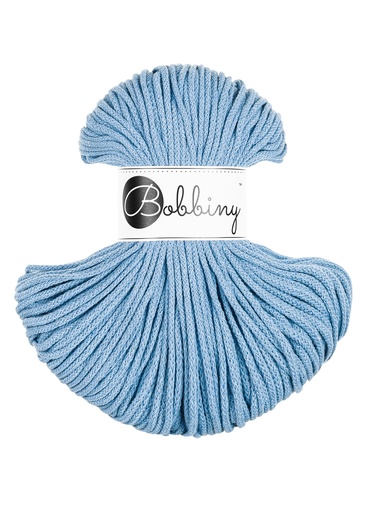 Corde Macramé Tressé 3mm Bobbiny - Couleur Perfect Blue