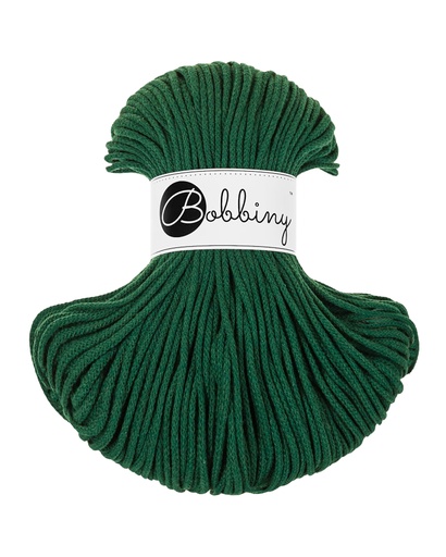 Corde Macramé Tressé 3mm Bobbiny - Couleur Pine Green