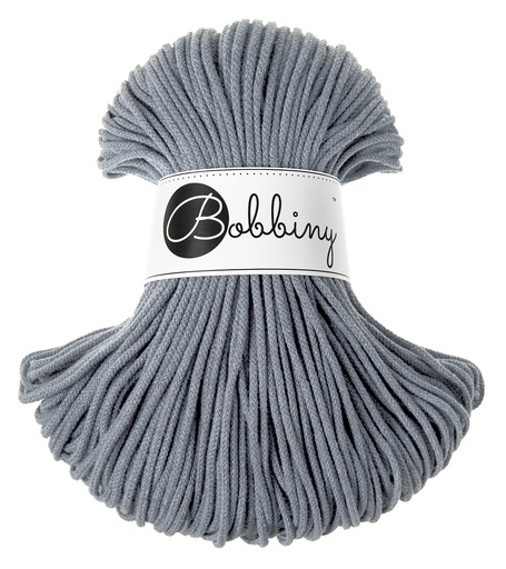 Corde Macramé Tressé 3mm Bobbiny - Couleur Steel