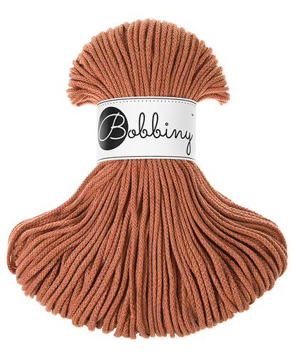 Corde Macramé Tressé 3mm Bobbiny - Couleur Terracotta