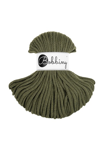 Corde Macramé Tressé 5mm Bobbiny - Couleur Avocado